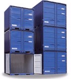 Stoccaggio in containers per custodia mobili in singoli box